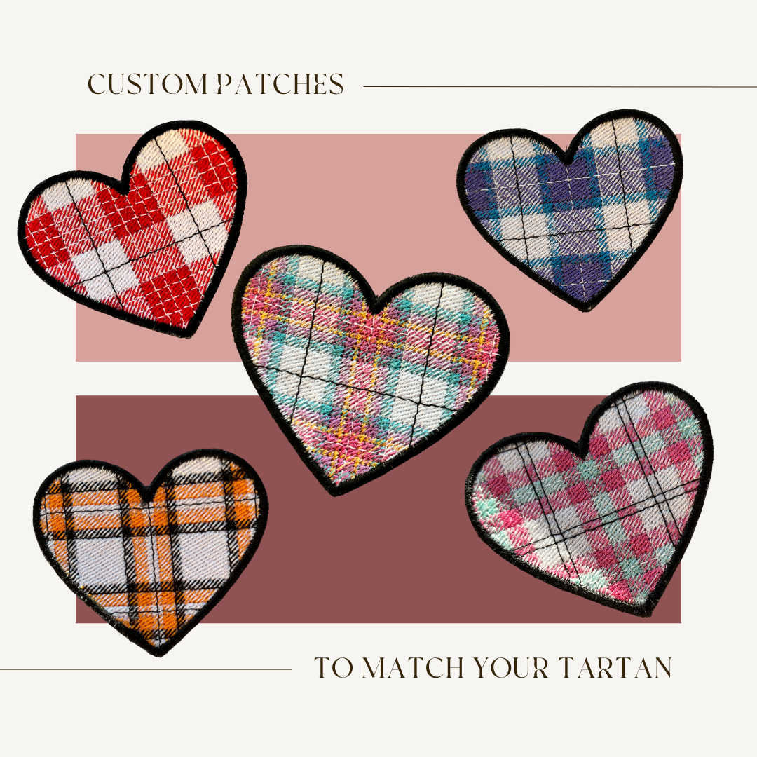 Love Heart Patch - Kilt Customisation