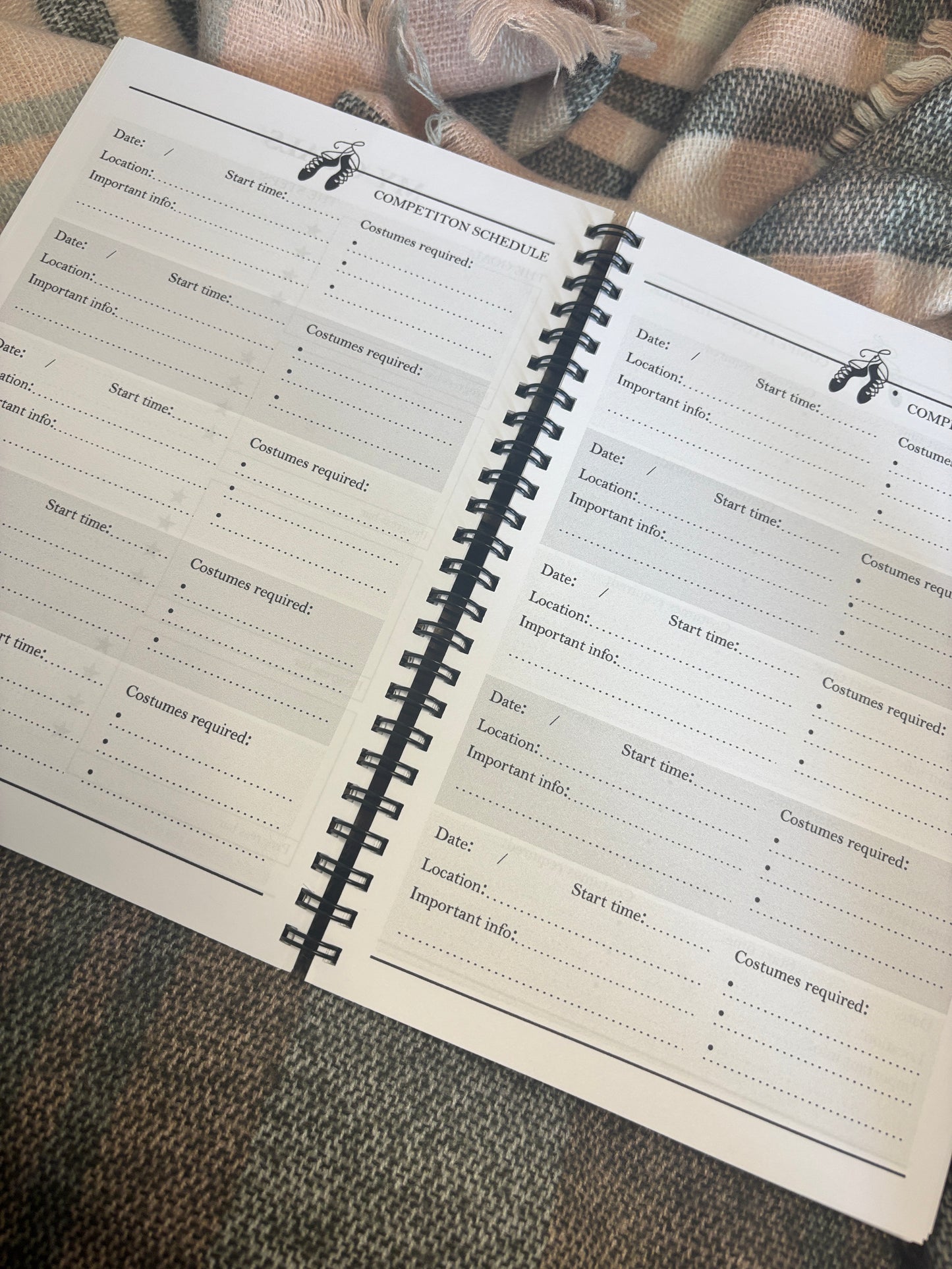 Premier Highland Dancer Journal