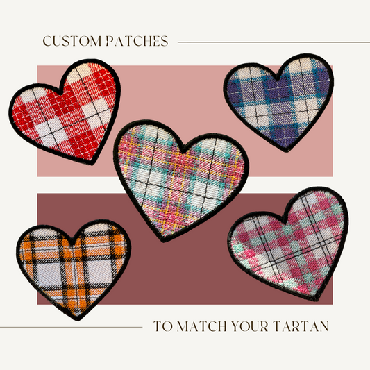 Love Heart Patch - Kilt Customisation